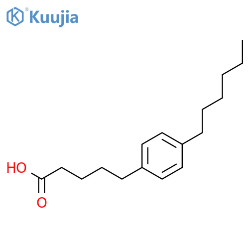Benzenepentanoic acid, 4-hexyl- structure