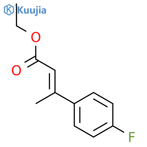 (E)-3-(4-FLUORO-PHENYL)-BUT-2-ENOIC ACID ETHYL ESTER structure