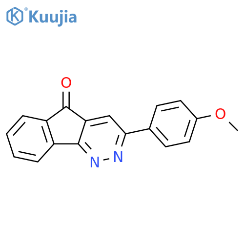 3-(4-methoxyphenyl)-5H-indeno[1,2-c]pyridazin-5-one structure