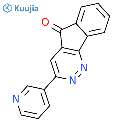5H-Indeno[1,2-c]pyridazin-5-one, 3-(3-pyridinyl)- structure