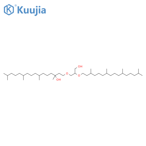 3-Hexadecanol,1-[3-hydroxy-2-[(3,7,11,15-tetramethylhexadecyl)oxy]propoxy]-3,7,11,15-tetramethyl- structure