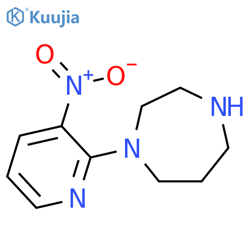 1-(3-Nitro-pyridin-2-yl)-1,4diazepane structure
