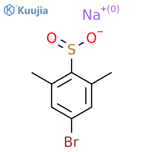 Sodium 4-bromo-2,6-dimethylbenzene-1-sulfinate structure