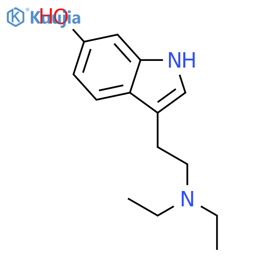 3-(2-diethylamino-ethyl)-indol-6-ol structure