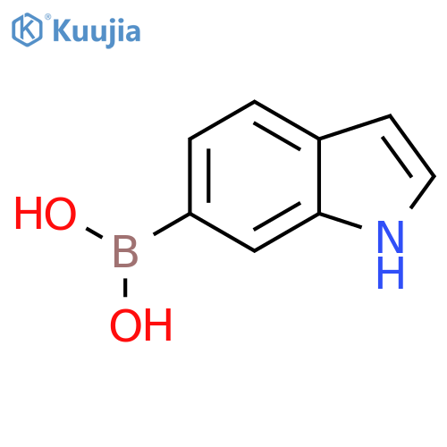 (1H-indol-6-yl)boronic acid structure