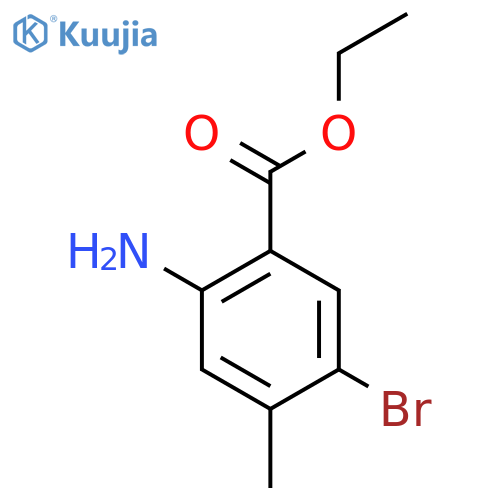 Ethyl 2-amino-5-bromo-4-methylbenzoate structure