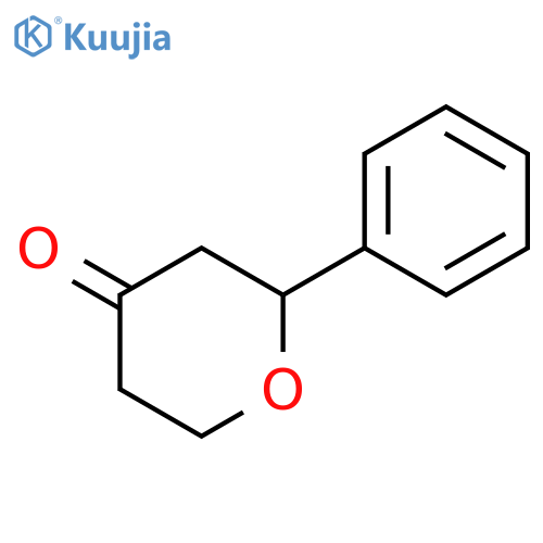 2-phenyltetrahydropyran-4-one structure