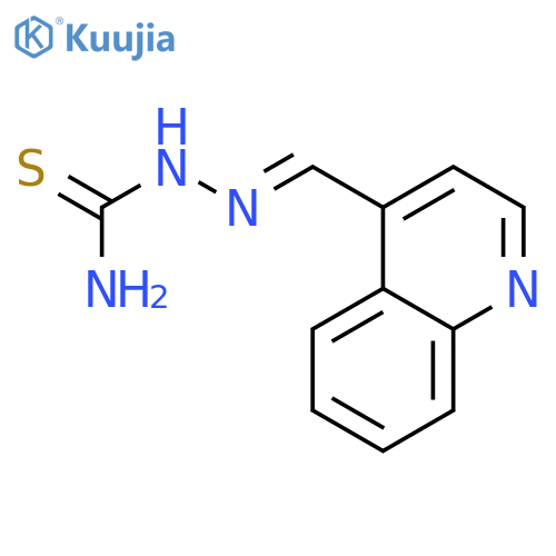 Hydrazinecarbothioamide,2-(4-quinolinylmethylene)- structure