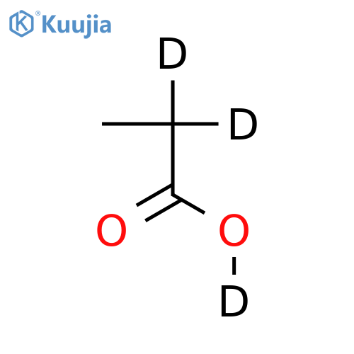 Propanoic-2,2-d2 acid-d(9CI) structure