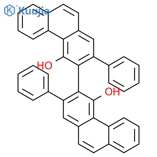 [3,3'-Biphenanthrene]-4,4'-diol,2,2'-diphenyl-, (3R)- structure