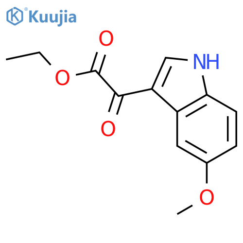 5-Methoxy-3-indoleglyoxylic Acid Ethyl Ester structure