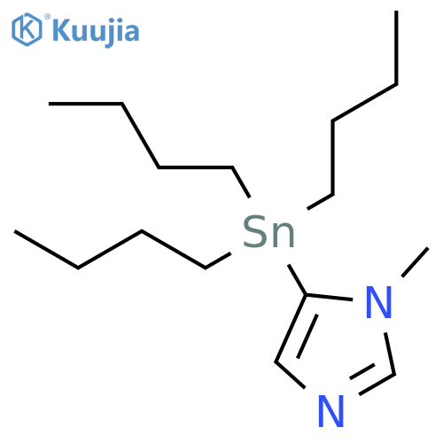 1-Methyl-5-(tributylstannyl)imidazole structure