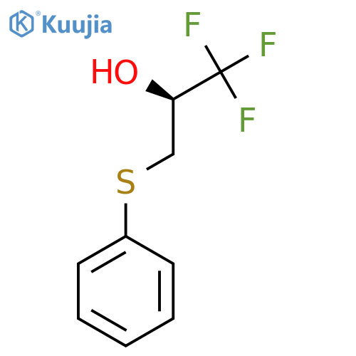 (2S)-1,1,1-trifluoro-3-(phenylsulfanyl)propan-2-ol structure
