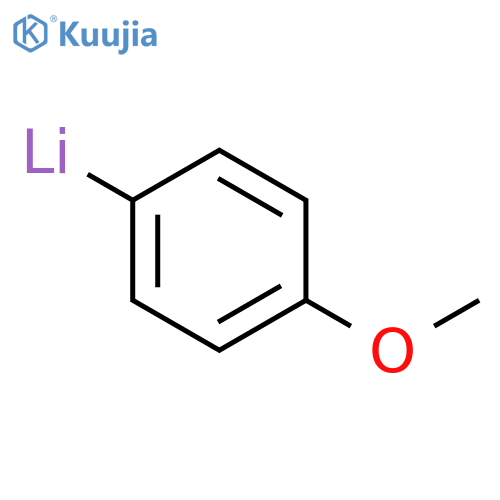 Lithium, (4-methoxyphenyl)- structure