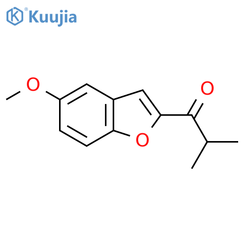 1-(5-Methoxy-1-benzofuran-2-yl)-2-methylpropan-1-one structure