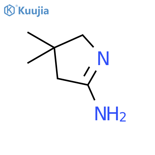 3,3-dimethyl-2,4-dihydropyrrol-5-amine structure