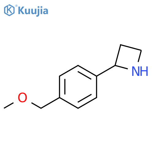 2-4-(methoxymethyl)phenylazetidine structure