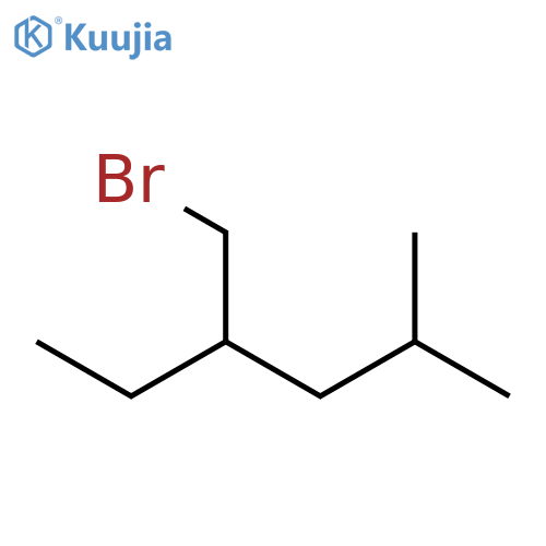 Hexane, 4-(bromomethyl)-2-methyl- structure