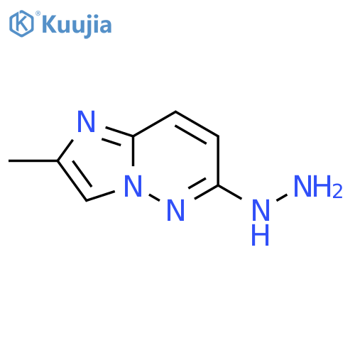 6-hydrazinyl-2-methylimidazo1,2-bpyridazine structure