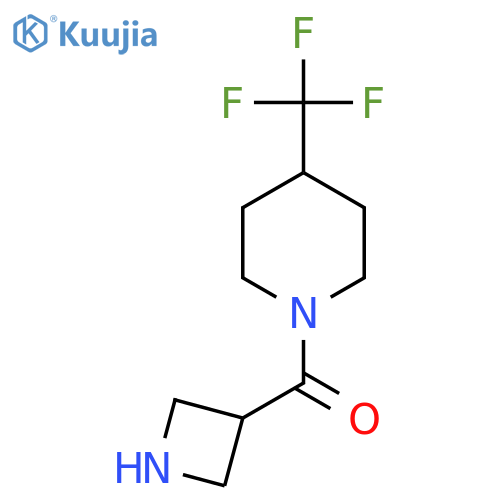 1-(azetidine-3-carbonyl)-4-(trifluoromethyl)piperidine structure