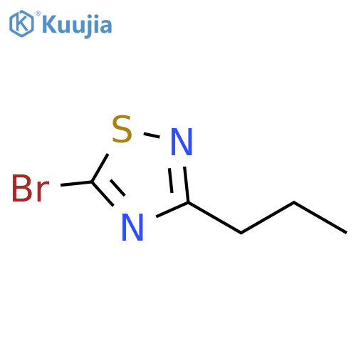 5-bromo-3-propyl-1,2,4-thiadiazole structure