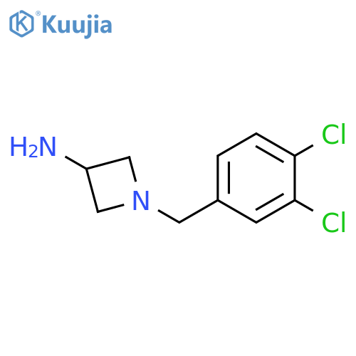 1-[(3,4-dichlorophenyl)methyl]azetidin-3-amine structure