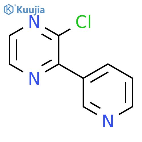 2-Chloro-3-(pyridin-3-yl)pyrazine structure