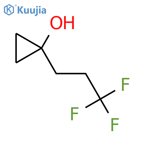 1-(3,3,3-trifluoropropyl)cyclopropan-1-ol structure