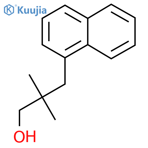 2,2-Dimethyl-3-(naphthalen-1-yl)propan-1-ol structure