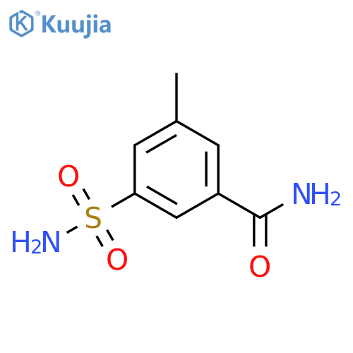 3-methyl-5-sulfamoylbenzamide structure