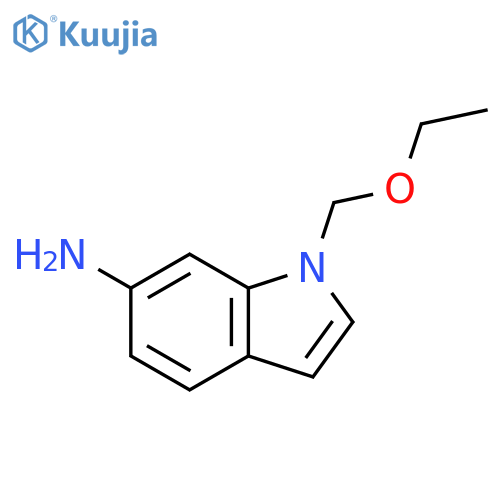 1-(ethoxymethyl)-1H-indol-6-amine structure
