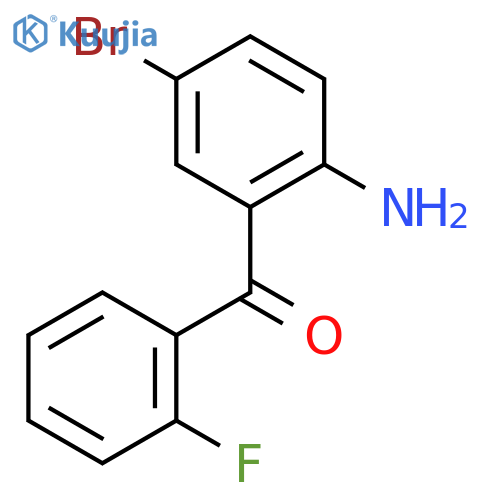 2-Amino-2’-fluoro-5-bromobenzophenone structure