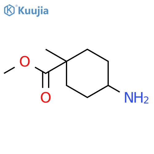methyl 4-amino-1-methyl-cyclohexanecarboxylate structure