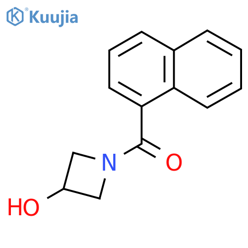 1-(Naphthalene-1-carbonyl)azetidin-3-ol structure