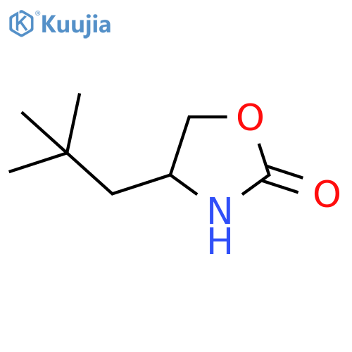 4-(2,2-dimethylpropyl)-1,3-oxazolidin-2-one structure