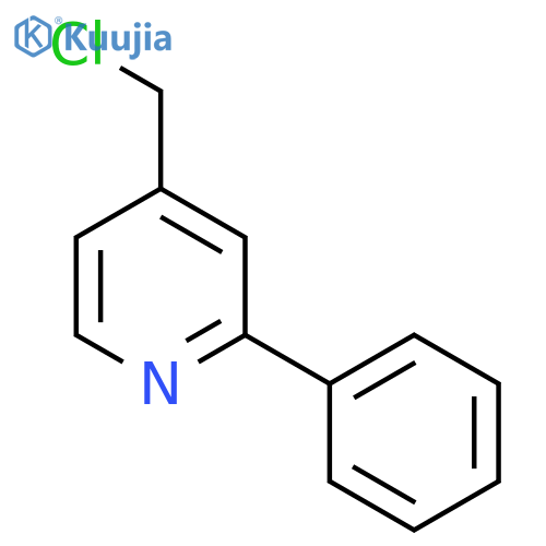 4-(Chloromethyl)-2-phenylpyridine structure