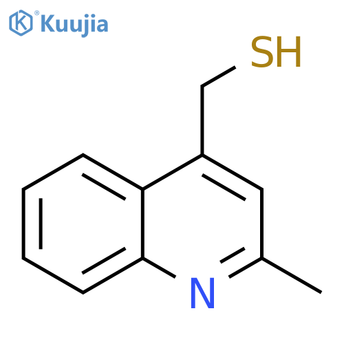 (2-methylquinolin-4-yl)methanethiol structure