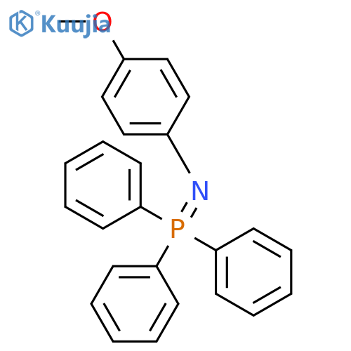 N-(4-methoxyphenyl)-1,1,1-triphenyl-lambda5-phosphanimine structure