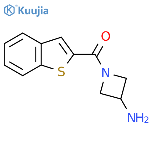 1-(1-Benzothiophene-2-carbonyl)azetidin-3-amine structure