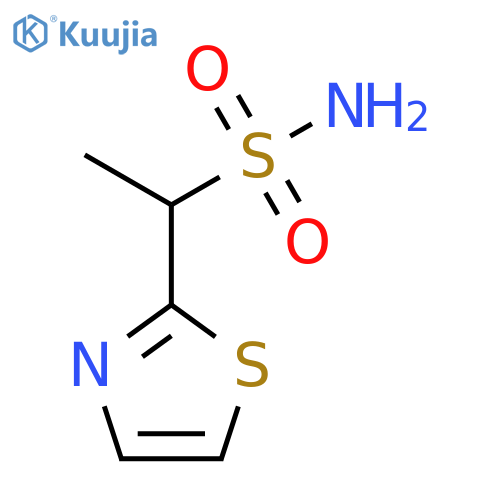 1-(1,3-Thiazol-2-yl)ethanesulfonamide structure
