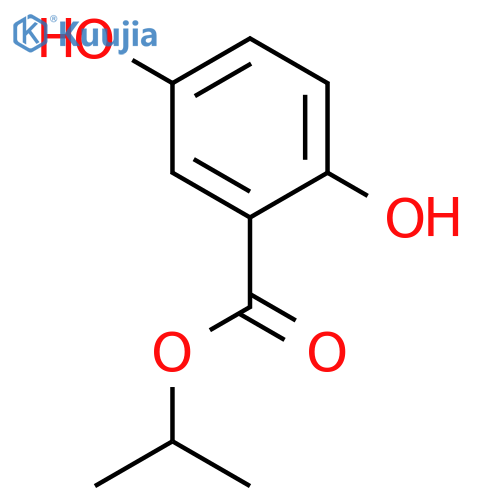 propan-2-yl 2,5-dihydroxybenzoate structure
