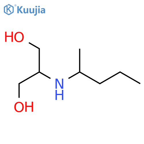 2-(pentan-2-yl)aminopropane-1,3-diol structure