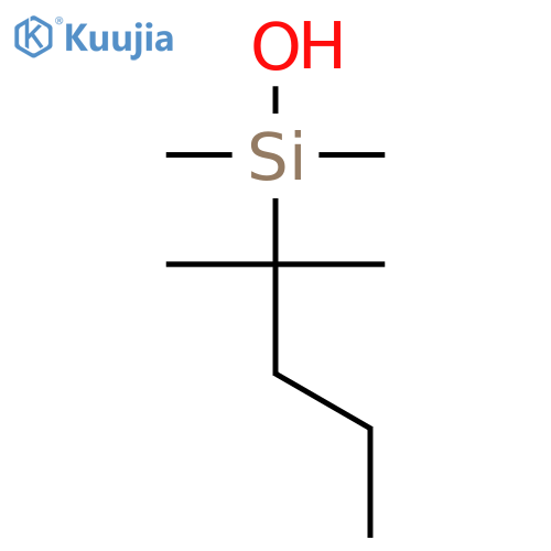 Silanol, tert-hexyldimethyl- structure