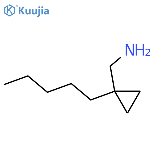 (1-pentylcyclopropyl)methanamine structure