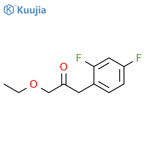 2-Propanone, 1-(2,4-difluorophenyl)-3-ethoxy- structure