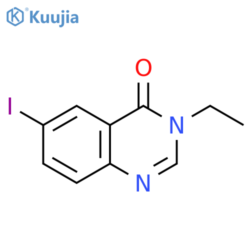 3-Ethyl-6-iodoquinazolin-4(3H)-one structure