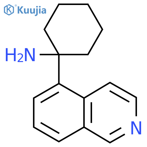 1-(isoquinolin-5-yl)cyclohexan-1-amine structure