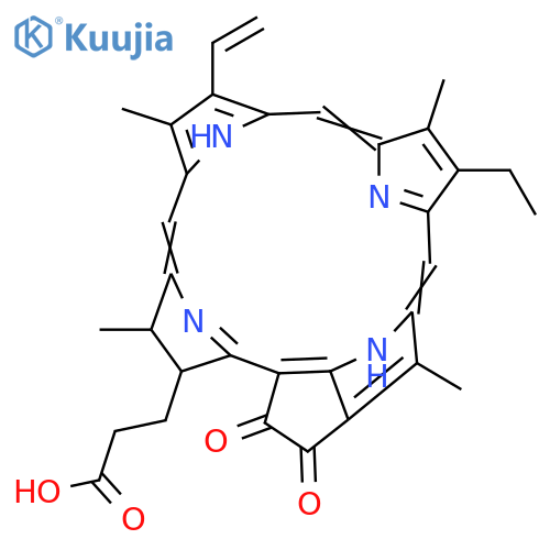 132-Oxopyrophaeophorbide a structure
