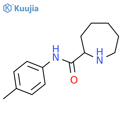 Azepane-2-carboxylic acid p-tolylamide structure