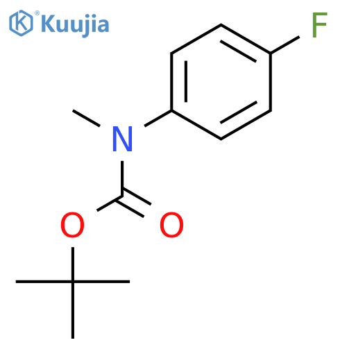 TERT-BUTYL N-(4-FLUOROPHENYL)-N-METHYLCARBAMATE structure